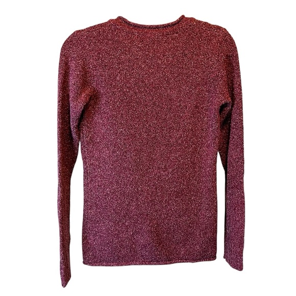 Columbia Sweater Women’s Small Purple/Pink V-Neck Pullover Cotton Blend EUC - Picture 4 of 7